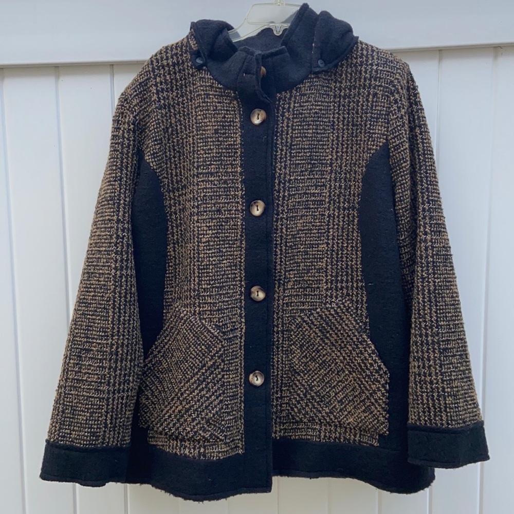 Woman’s Wool Blend Jacket. Made in Italy. Size XXL Excellent Condition